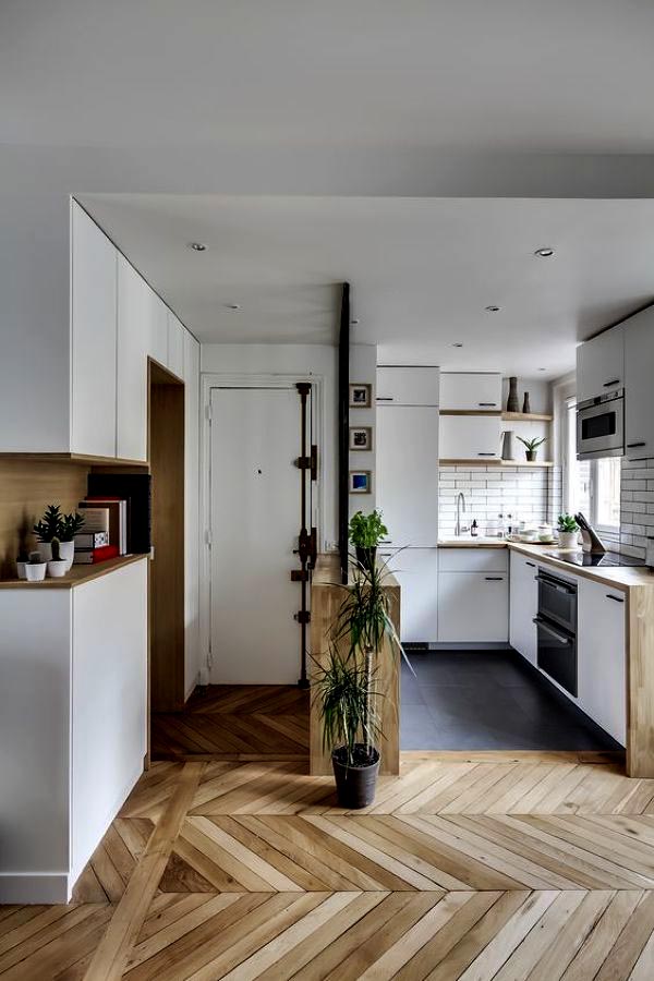 cocina y salón integrados
