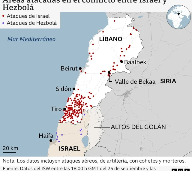 Ofensiva de Israel en el Líbano: Tensiones con Irán y Hezbolá
