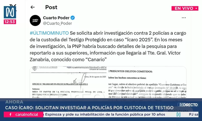 Caso Ícaro: Revelaciones Impactantes sobre Juan José Santiváñez y Más
