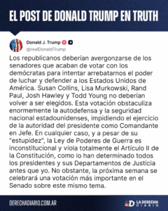 Ley de Poderes de Guerra: El nuevo desafío a Trump en Irán