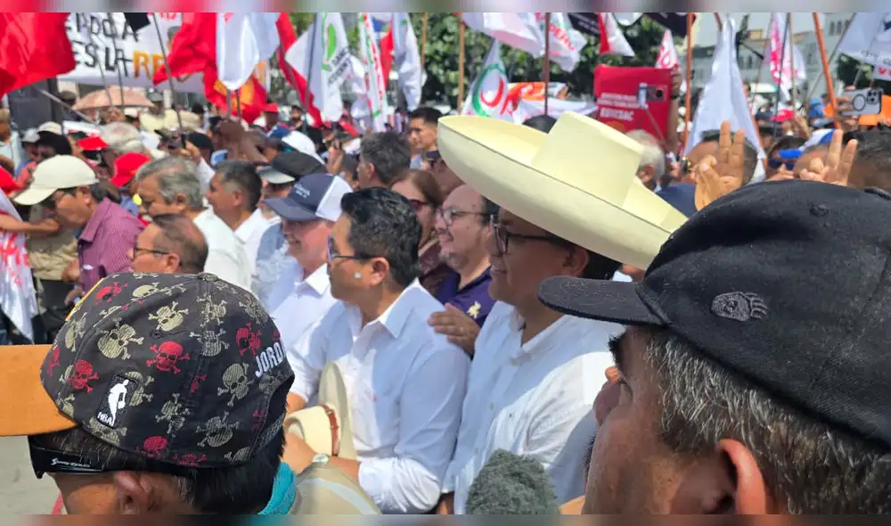 Roberto Sánchez marcha en Lima: ¿Qué exigen los manifestantes?