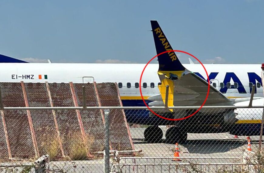 Hombre succionado por ventana del avión en vuelo de Ryanair