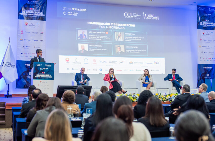 Congreso Mundial de Compliance: ¿Cómo enfrentará la corrupción en Lima?