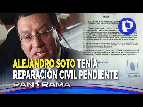 Alejandro Soto: S/300 mil por reparación civil en caso de estafa